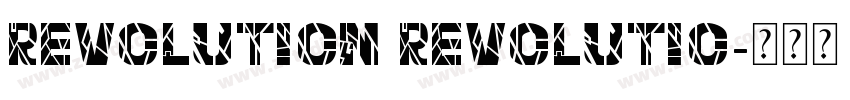 REVOLUTION REVOLUTIO字体转换